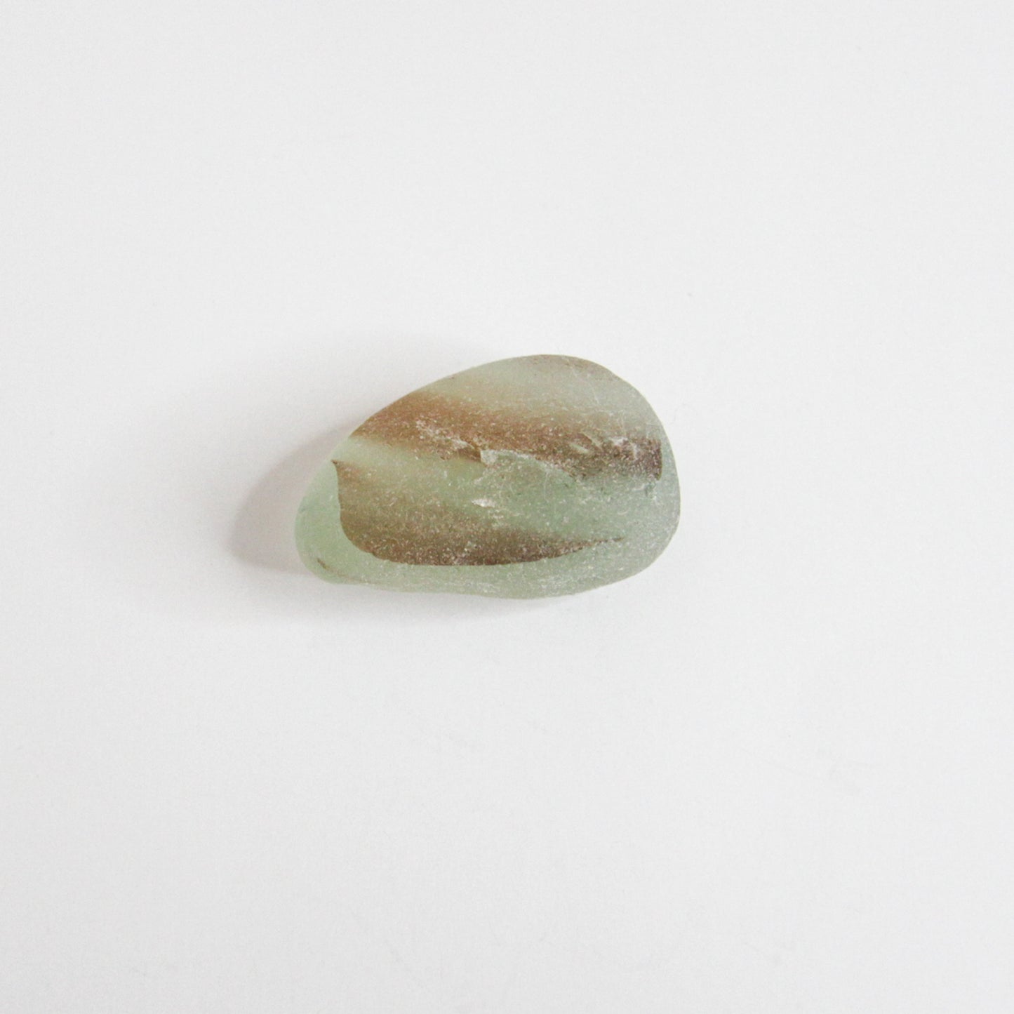 Rare End Of Day Green Seaham Sea Glass Piece – Multi Layered English Sea Glass – Handpicked From Seaham Beach