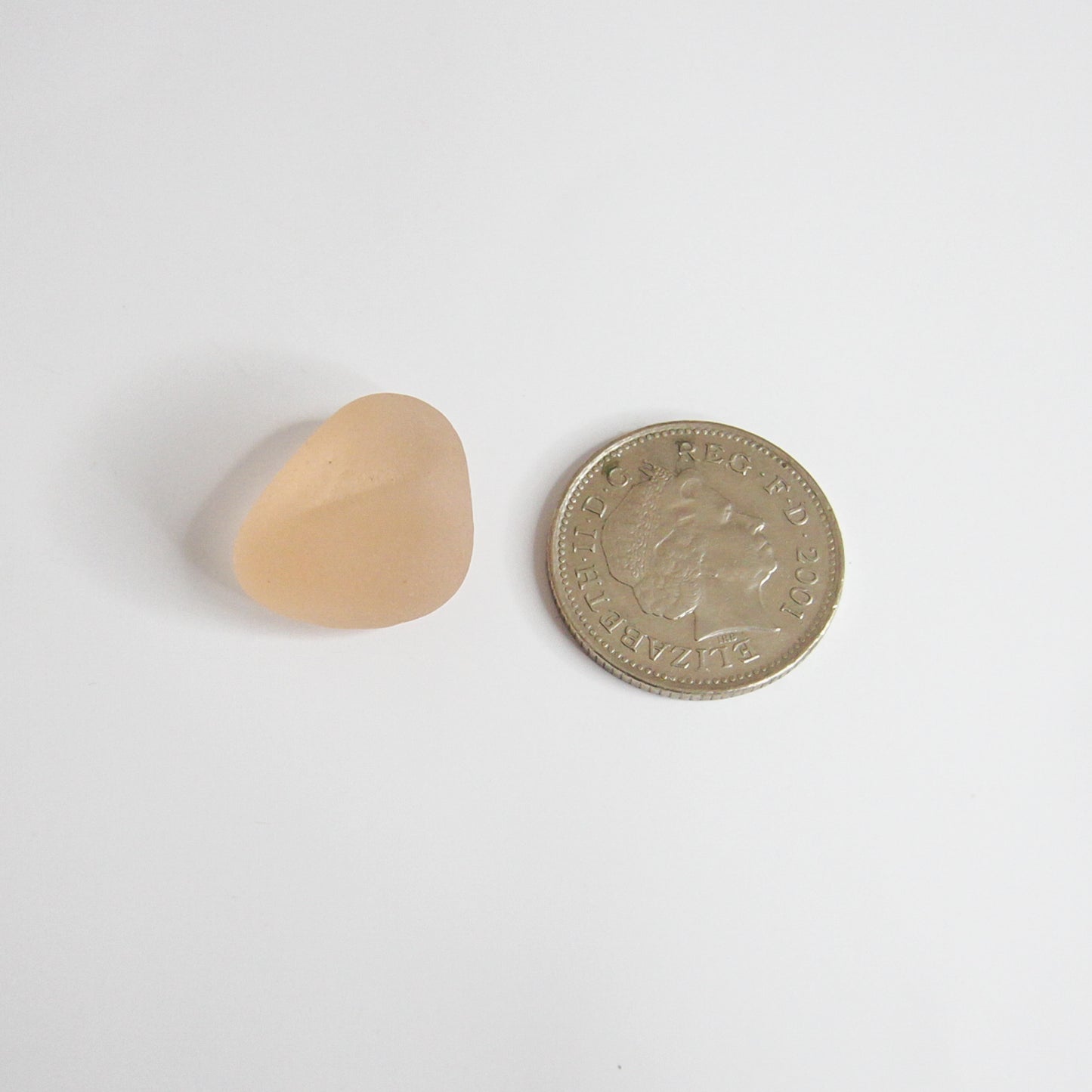 Rare Soft Pink Seaham Sea Glass Piece – Jewellery Grade English Beach Glass