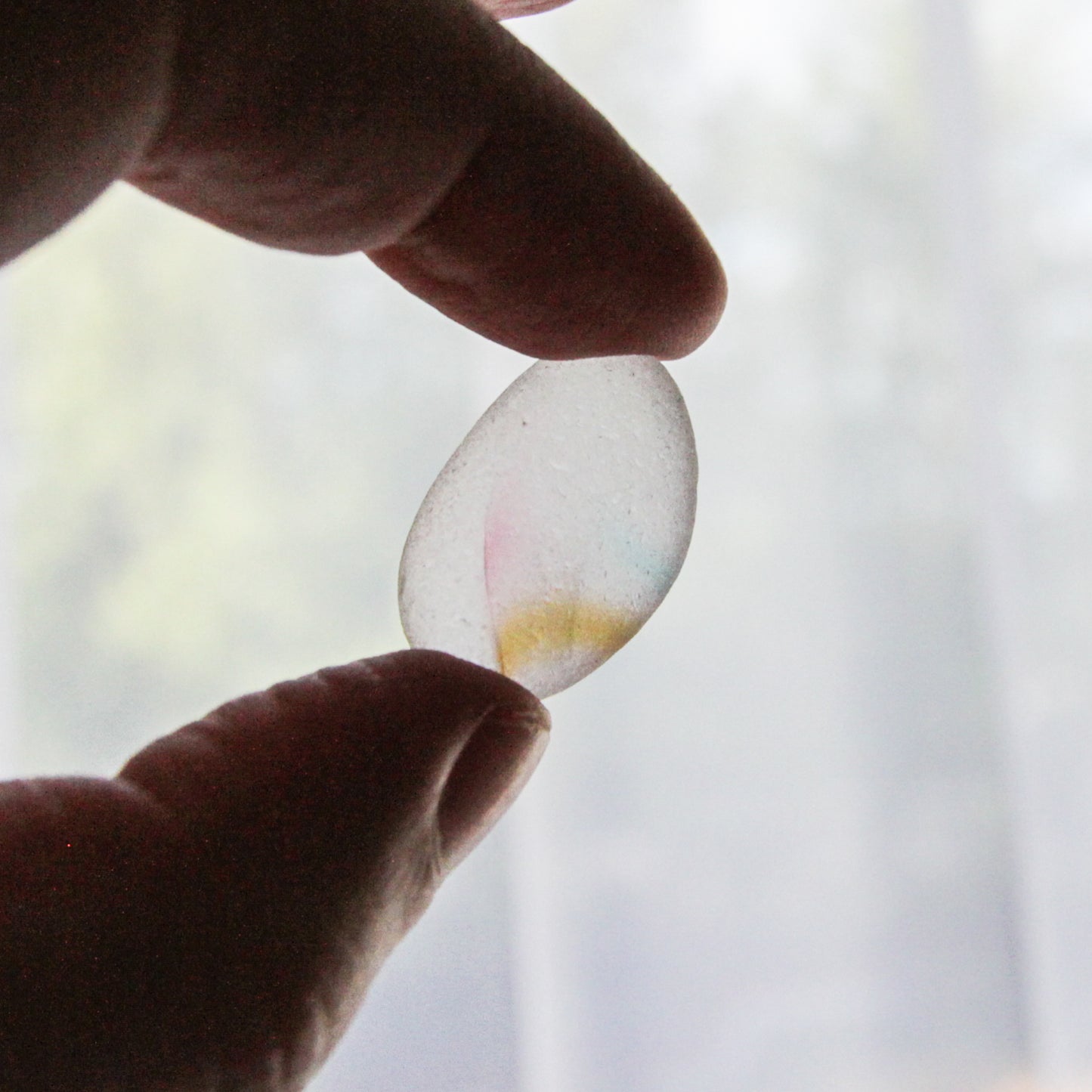 Ultra Rare Multi Coloured Seaham Sea Glass – Pastel End Of Day Beach Glass – Pink Blue Yellow English Sea Glass