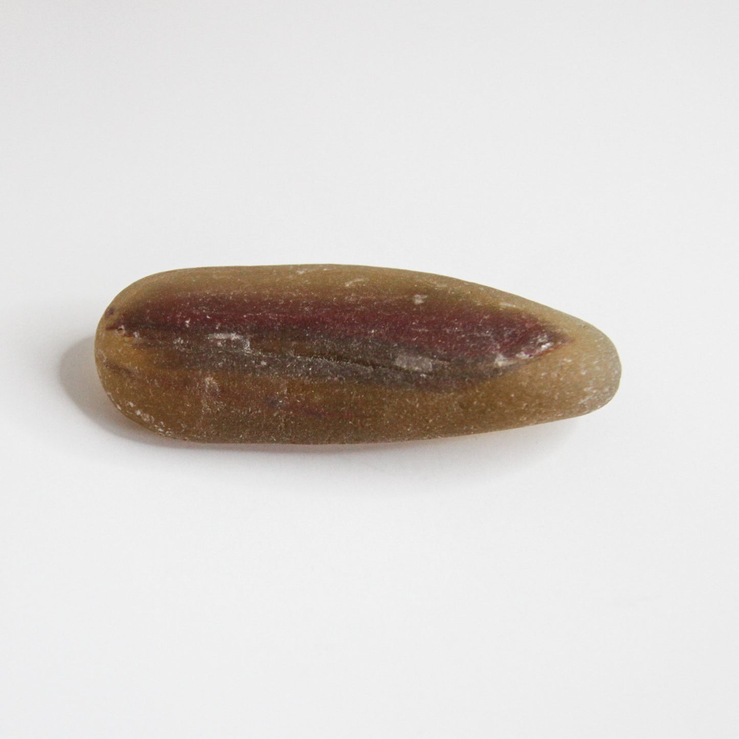 Rare Dark Amber & Brown Seaham Sea Glass Piece – Long English Beach Glass Find