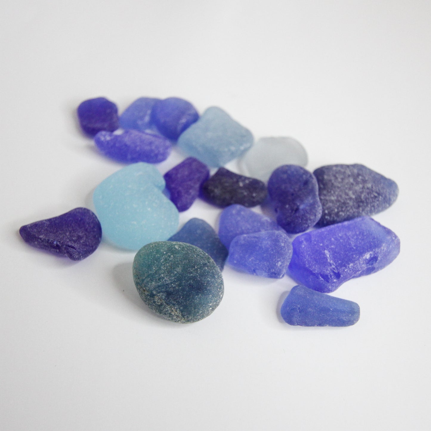 Rare Cobalt & Blue Seaham Sea Glass Collection – Genuine English Beach Glass for Jewellery Making & Collectors