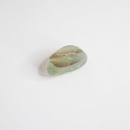 Rare End Of Day Green Seaham Sea Glass Piece – Multi Layered English Sea Glass – Handpicked From Seaham Beach