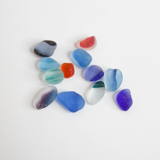 Rare End Of Day Seaham Sea Glass Collection – Multicoloured Striped & Banded English Sea Glass – Handpicked From Seaham Beach