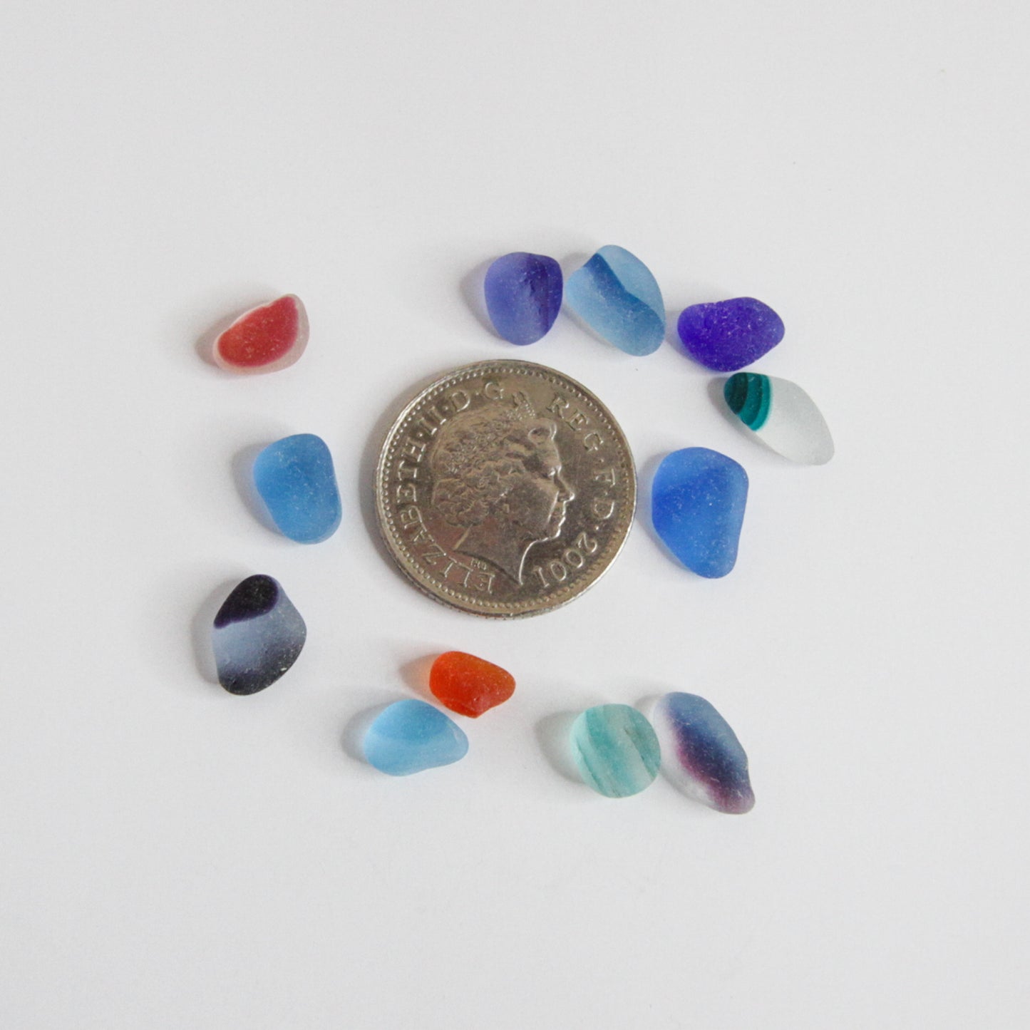 Rare End Of Day Seaham Sea Glass Collection – Multicoloured Striped & Banded English Sea Glass – Handpicked From Seaham Beach