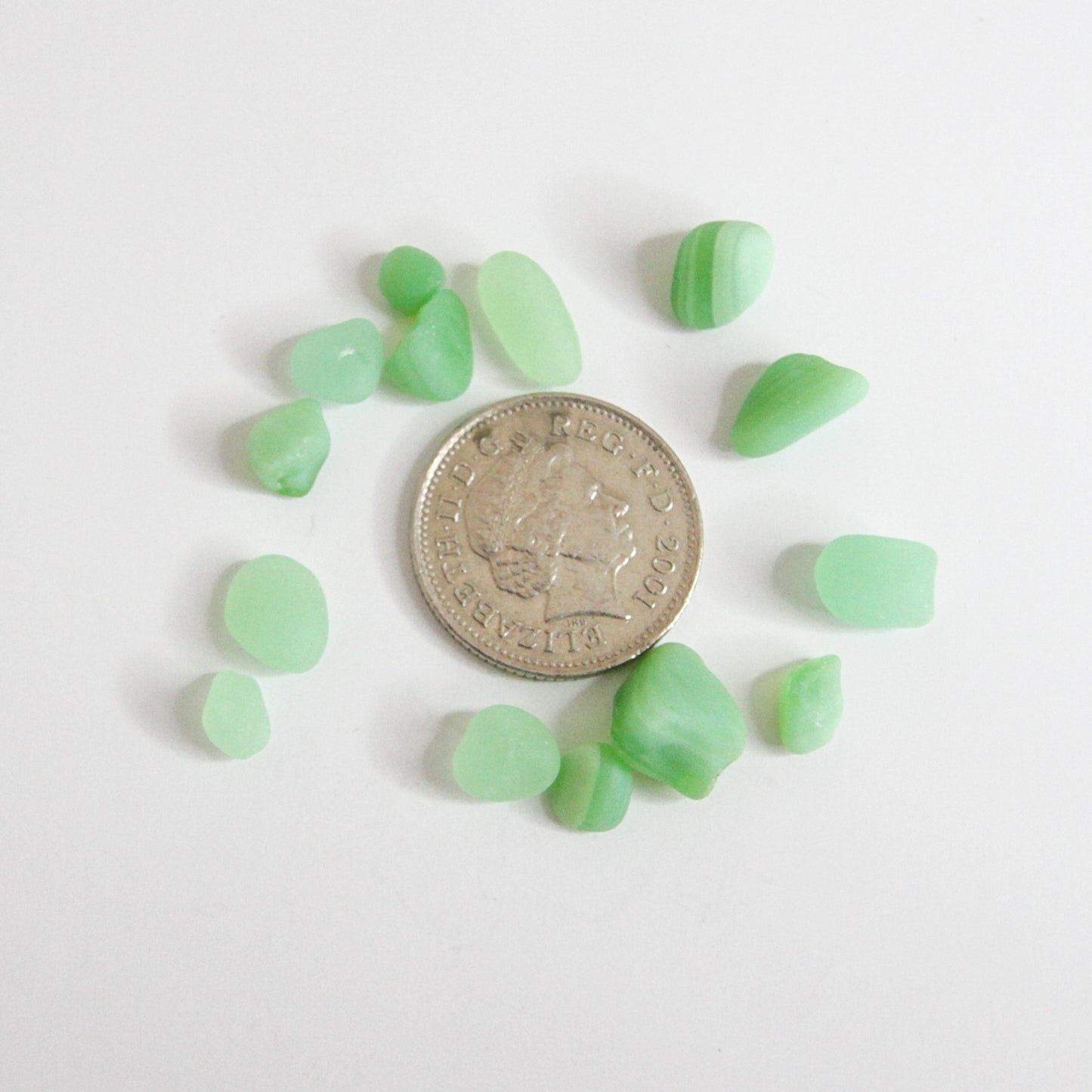 Rare Light Green Seaham Sea Glass Collection – Mixed End Of Day English Sea Glass – Handpicked From Seaham Beach
