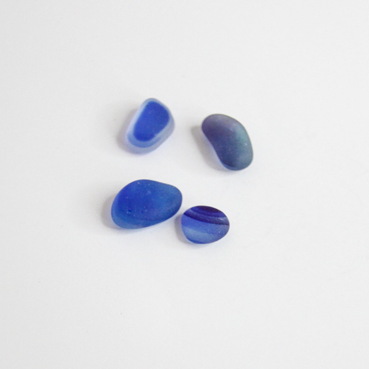 Rare Cobalt Blue End Of Day Seaham Sea Glass Collection – Small Multi & Banded English Beach Glass Pieces