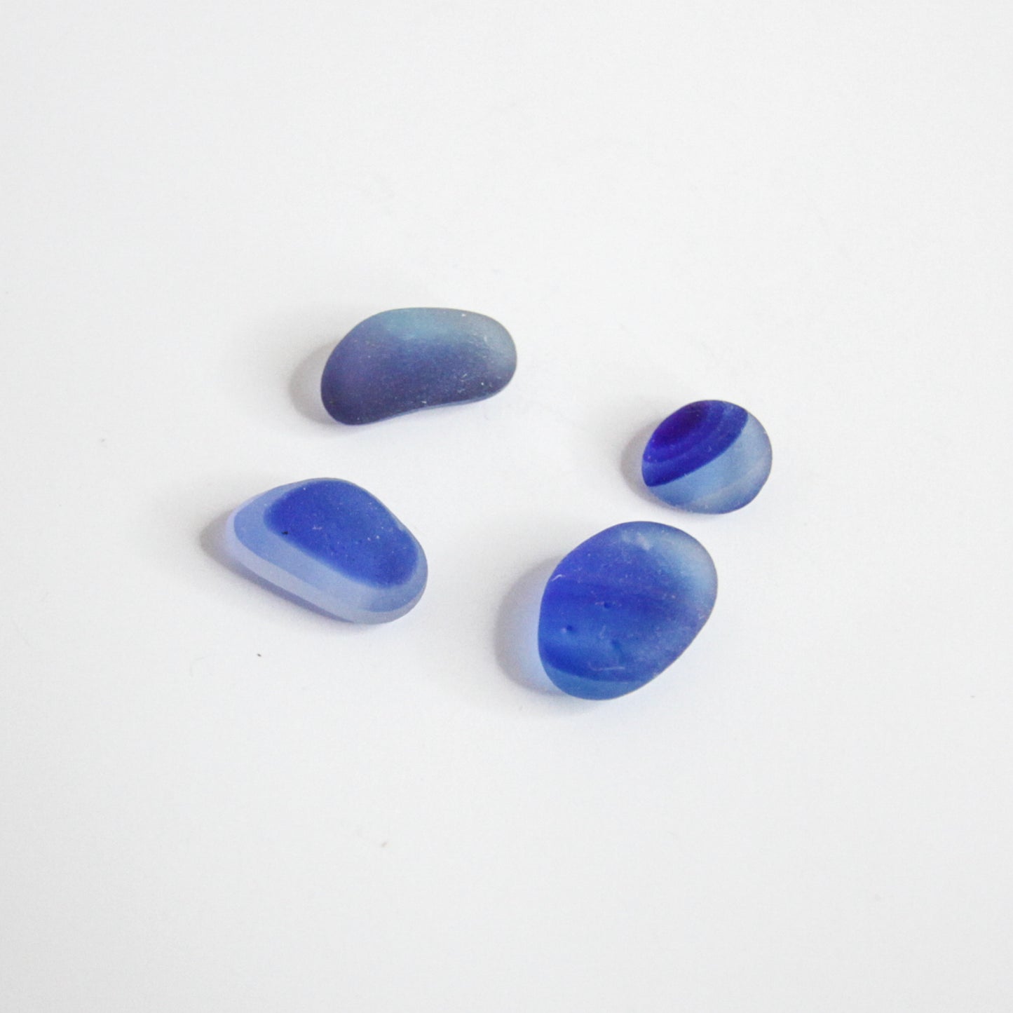 Rare Cobalt Blue End Of Day Seaham Sea Glass Collection – Small Multi & Banded English Beach Glass Pieces