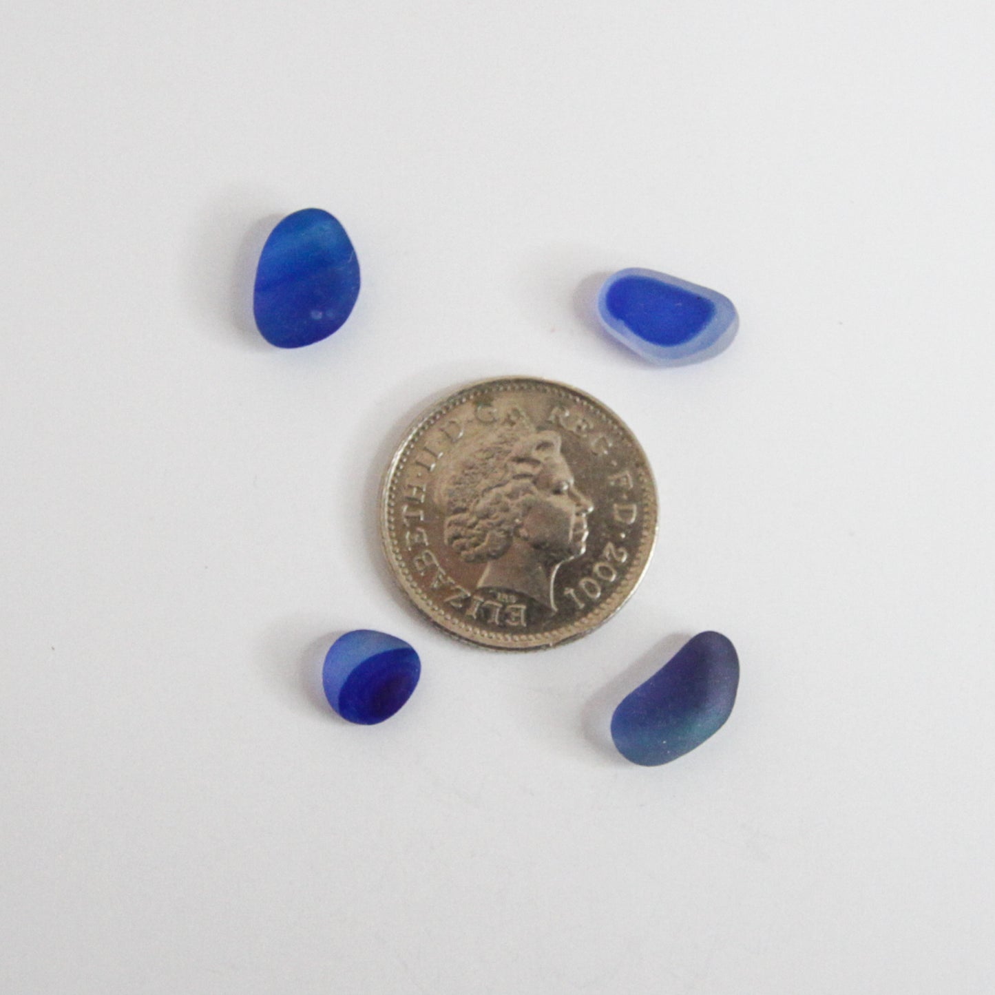 Rare Cobalt Blue End Of Day Seaham Sea Glass Collection – Small Multi & Banded English Beach Glass Pieces
